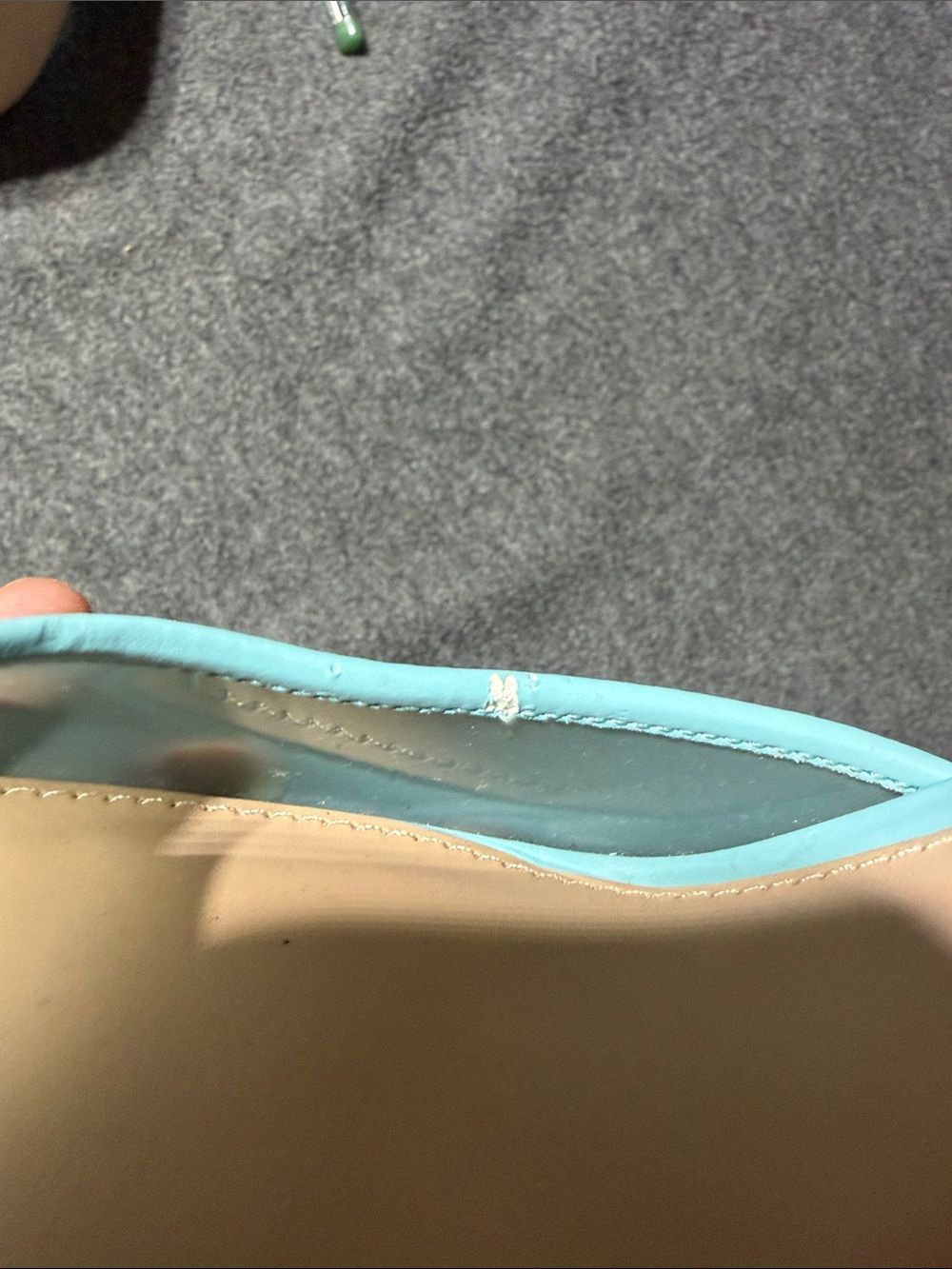 Steve Madden Light Blue Pointed Toe Ankle Strap Heels - Picture 7 of 7